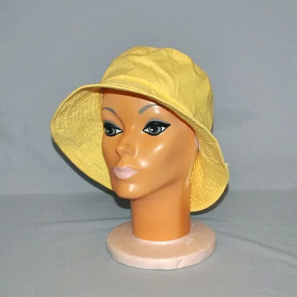 Vintage Belmar yellow suede bucket hat Dream Vintage Washed Bucket Hat - Dream Urethane main image 4